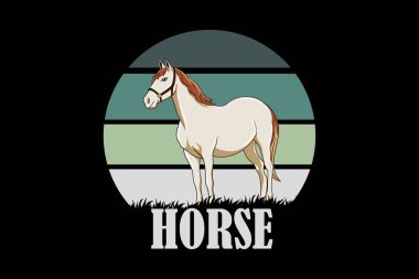 At retro-antika manzarası