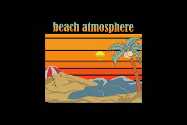 Plaj atmosferi antika peyzaj tasarımı