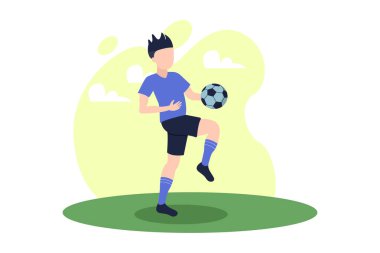 Spor Düz Tasarım Çizimi