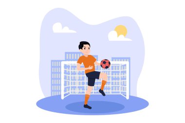 Spor Düz Tasarım Çizimi