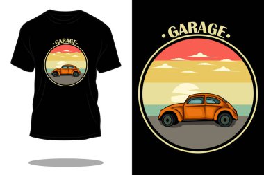 Garaj vagonu tişört tasarımı