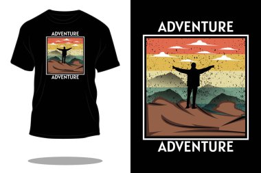 Macera Dağı tişört tasarımı
