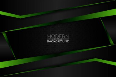 Modern Soyut Arkaplan Yeşil Biçim