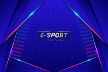 E-Spor Mavi Arkaplan Biçimi