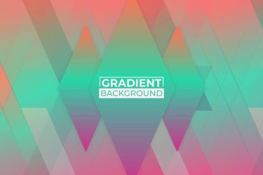 Gradyan Mor, Yeşil ve Turuncu Arkaplan