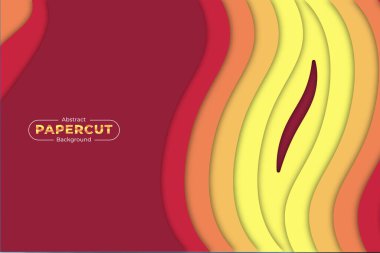 Soyut Kağıt Kesimi Kestane Arkaplanı