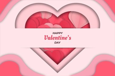 Sevimli Sevgililer Günü Beyaz Aşk Arkaplanı 2