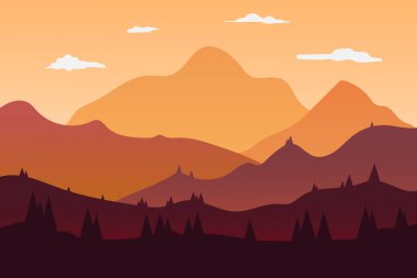 Güneş güzel bir dağda doğar.