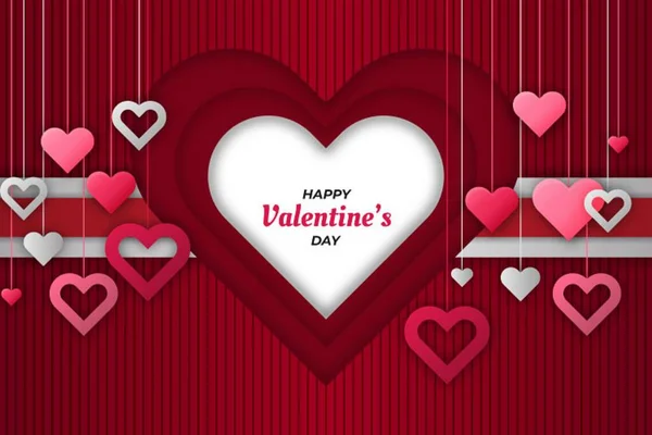 Romantyczny Tło Valentine — Wektor stockowy
