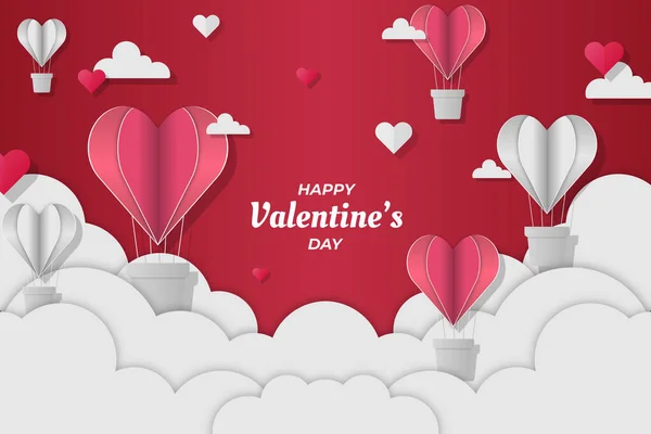 Fondo Romántico San Valentín — Vector de stock
