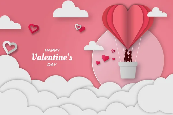 Romantic Valentine Day Background — Stock Vector