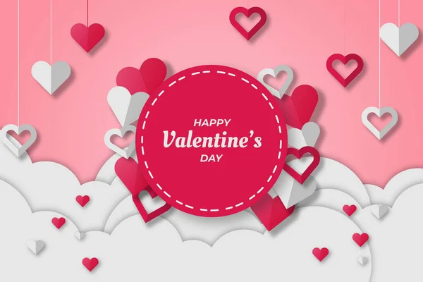 Романтичного Святого Валентина День Фону — стоковий вектор