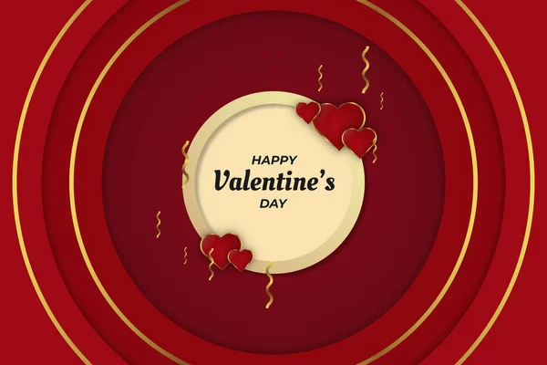 Romantische Valentine Elegante Kastanienbraune Hintergrund — Stockvektor