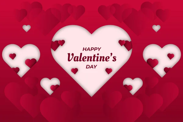Cute Valentine Różowym Tle Miłości — Wektor stockowy