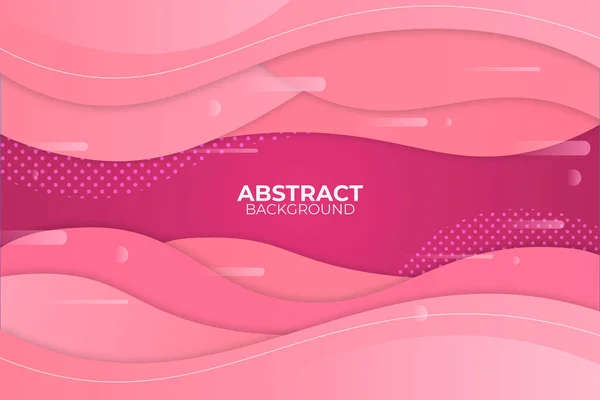 Abstract Dynamisch Schattig Vloeibaar Roze Achtergrond — Stockvector