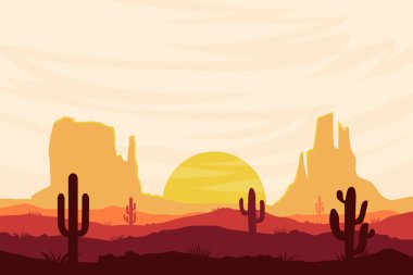 düz manzara güzel çöl gündüz doğası