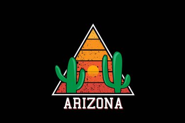 Arizona geçmişe dönük tasarım manzarası