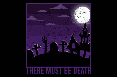 Ölüm retro tasarım manzarası olmalı.