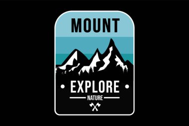 Tişört Başlığı Montu doğa rengini keşfetmek için siyah ve beyaz