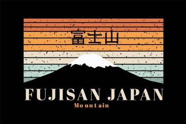 Fuji Dağı Japonya Dağı tişörtü