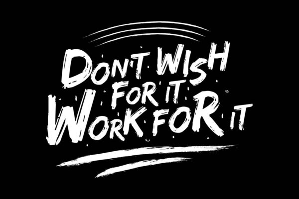 Футболка Название не желает, чтобы она работала на него цвет черный и белый