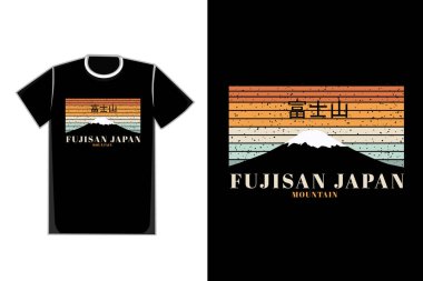 Fuji Dağı Fujisan Dağı tişörtü