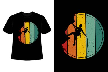 Tişört silueti, yürüyüş, eski moda.