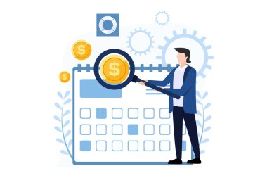 Business Finance Flat Design Illustration