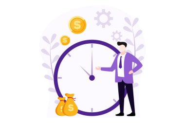 Business Finance Flat Design Illustration