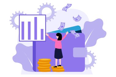 Business Finance Flat Design Illustration