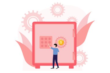 Business Finance Flat Design Illustration