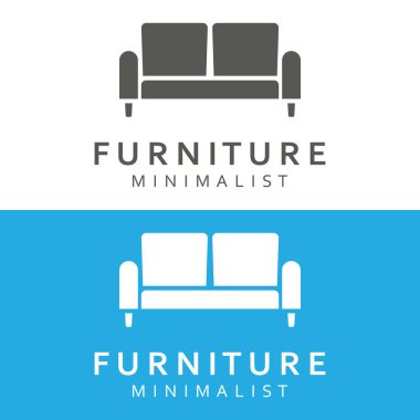 Birinci sınıf Mobilya Logosu Tasarımı. Mobilya Şirketi için Yaratıcı Sembol.