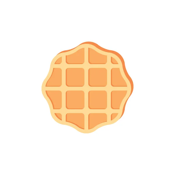 Logo Belga Waffle Delizioso Logo Waffle Ispirazione Con Concetto Semplice — Vettoriale Stock