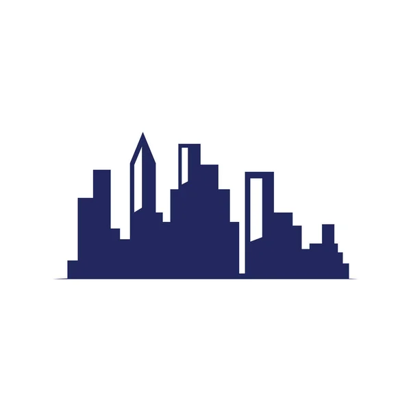 シティスカイラインのロゴ 現代都市スカイラインのロゴベクトルイラスト — ストックベクタ