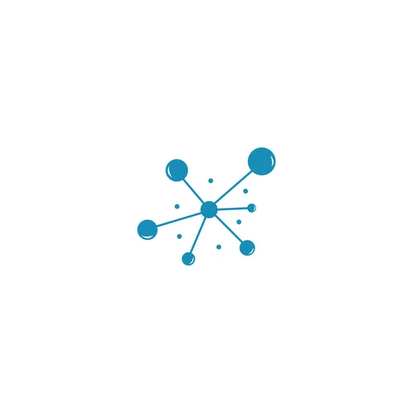Logotipo Célula Nervosa Logotipo Neurônio Com Estilo Vetorial — Vetor de Stock