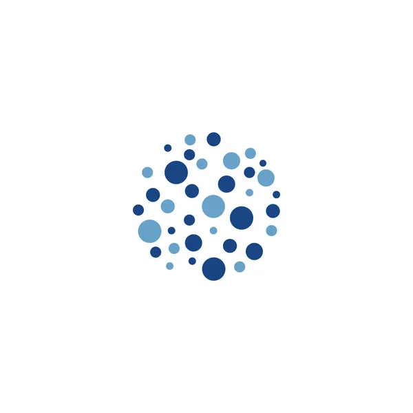 Vektör illüstrasyonlu karahindiba çiçeği logosu