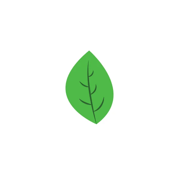 Logotipo Folha Verde Natural Design Logotipo Estilo Moderno Logotipo Para —  Vetores de Stock