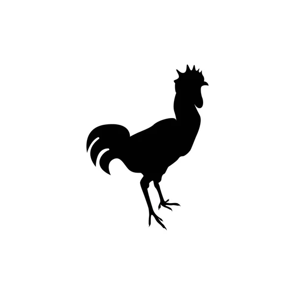 Rooster Logo Plantilla Vector Icono Ilustración Diseño — Archivo Imágenes Vectoriales