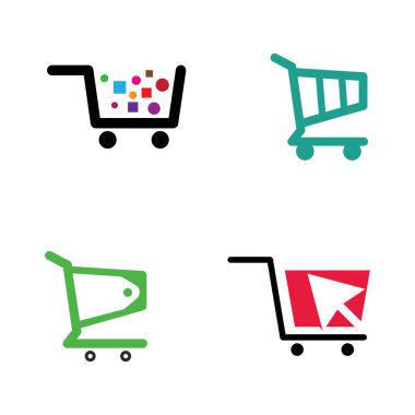 Vektör tasarımlı market simgesi