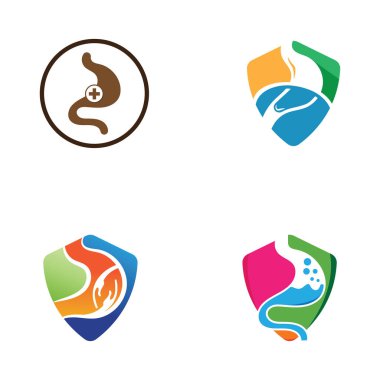 Mide bakım ikonu konsept vektör çizimi tasarladı