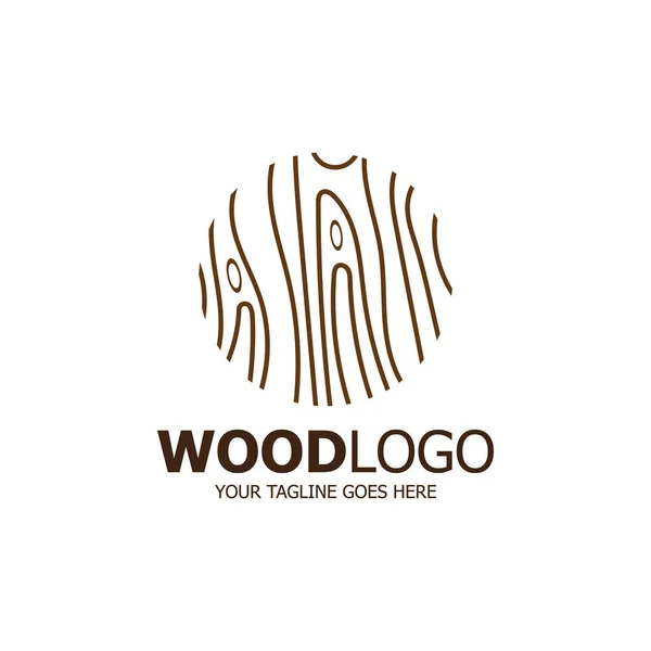 ahşap logo tabanlı vektör tasarımı