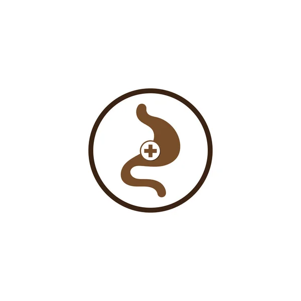 Ikona Opieki Żołądka Projekty Koncepcja Wektor Ilustracja — Wektor stockowy