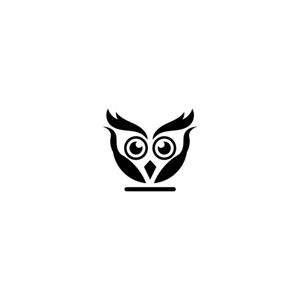 Owl Logo Vector Style — Stock Vector