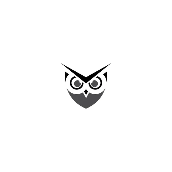 Owl Logo Vector Style — Stock Vector