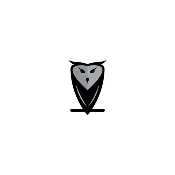 Logo Hibou Dans Style Vectoriel — Image vectorielle