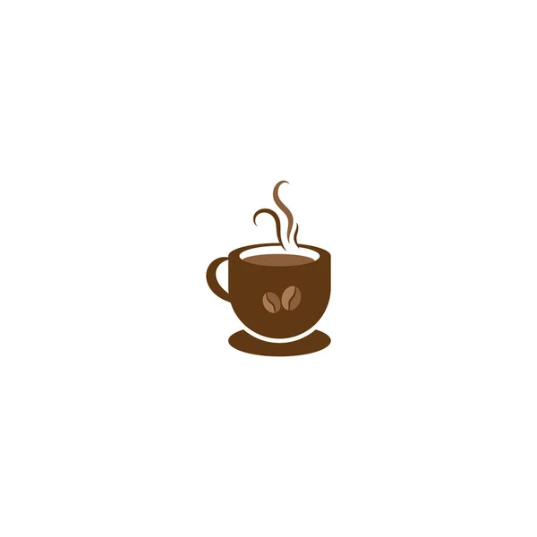 Логотип Чашки Кофе Векторном Стиле — стоковый вектор