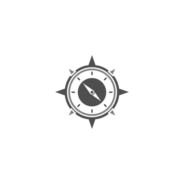 Компас Логотип Символ Векторною Концепцією — стоковий вектор