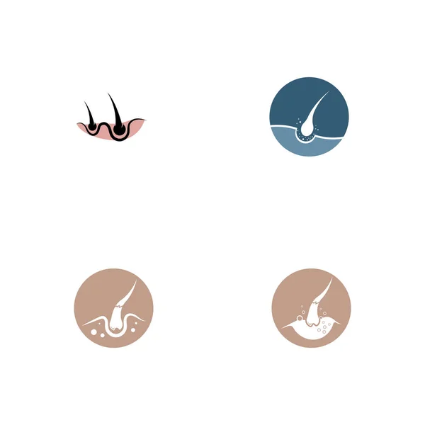 Hair Care Logo Vector Illustration — Stock Vector