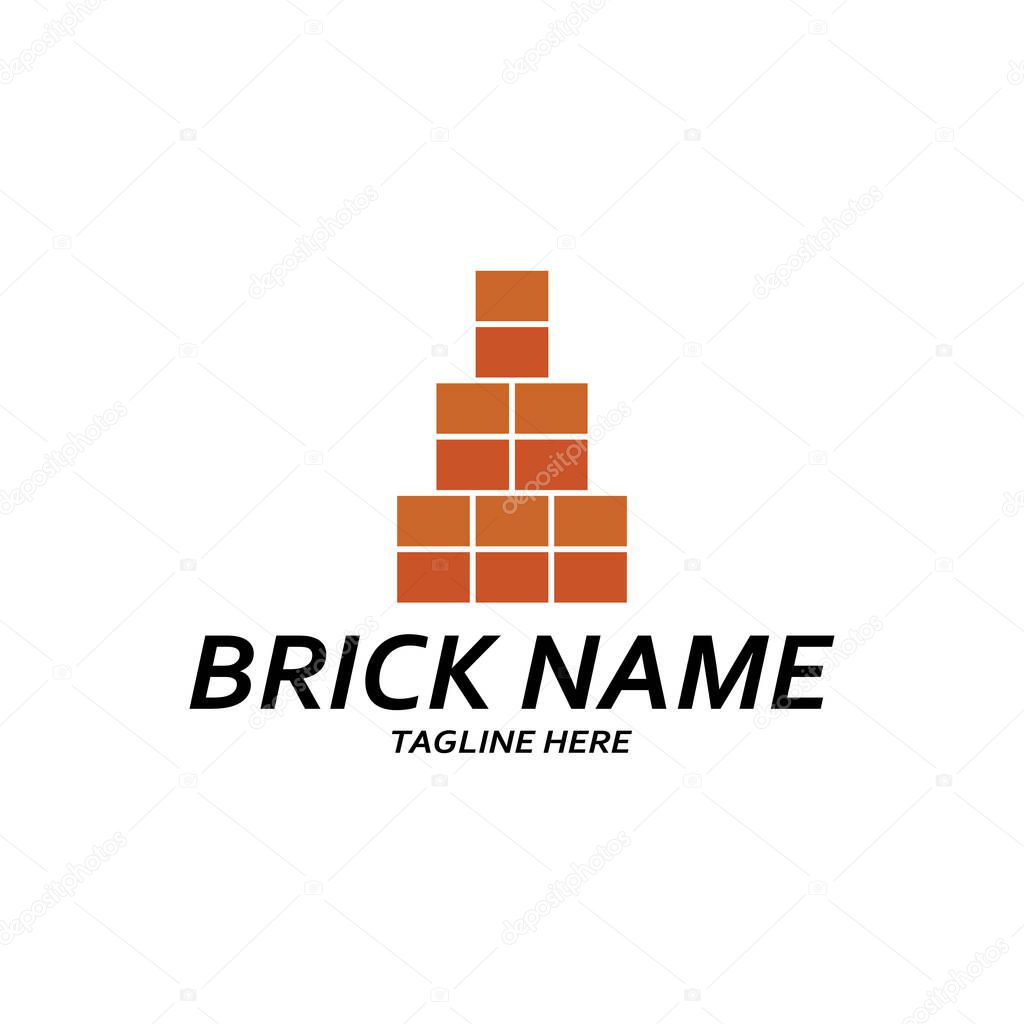 Brick wall icon vector illustration design