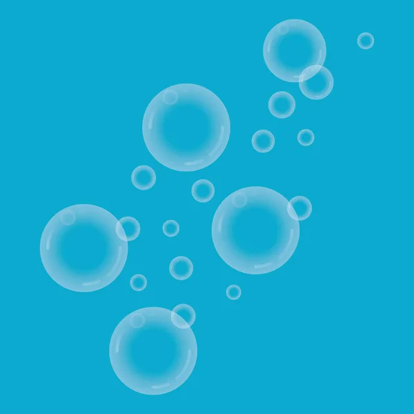 Stock vector Natural realistic bubble design